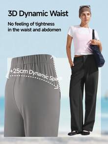 Beneunder Women's Quick-Dry Sun-Protection Cargo Pants DS012 - Black - View 2