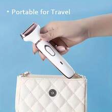 Women's Electric Shaver, 4-In-1 Rechargeable Grooming Kit, Facial Razor, For Nose, Legs, Underarms, And Bikini, Portable - Upgraded Version - View 5