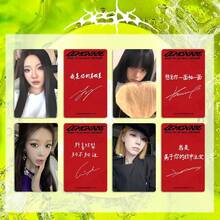 Aespa LEMONADE 專輯小卡套組，Starriver Lucky Lomo 卡，偶像收藏相卡，粉絲周邊禮物 - 彩色 - 查看 4