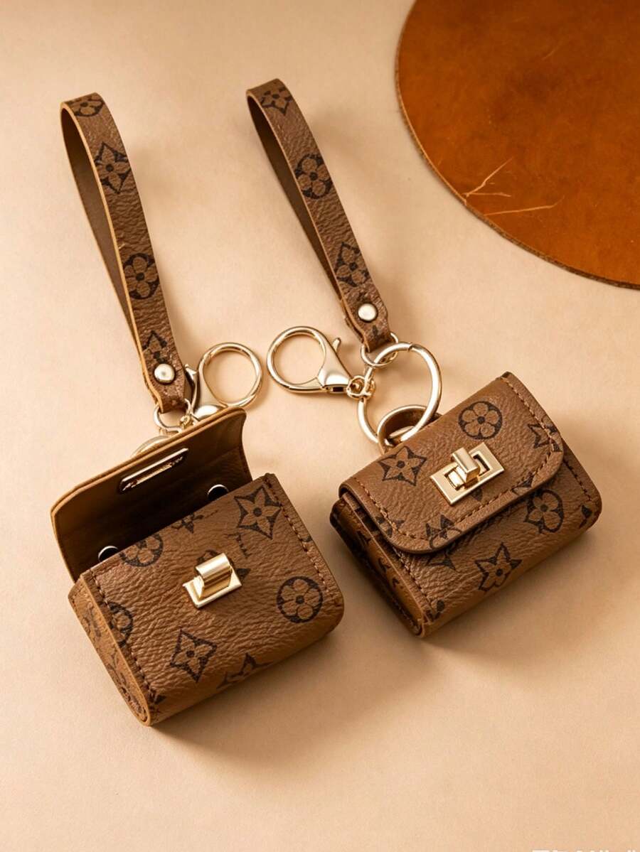 High-Quality Faux Leather Material, Embossed Design, Rectangular, Fashionable Car Key And Bag Accessory, Ideal Gift, Key Organizer | Keychain | Gold Snap Button, Keychain, Car Keychain, Girl Bag Charm, Backpack Decoration. Coin Purse Keychain, Cute Bag Charm, Car Keychain, School Bag Decoration, Small Gift
