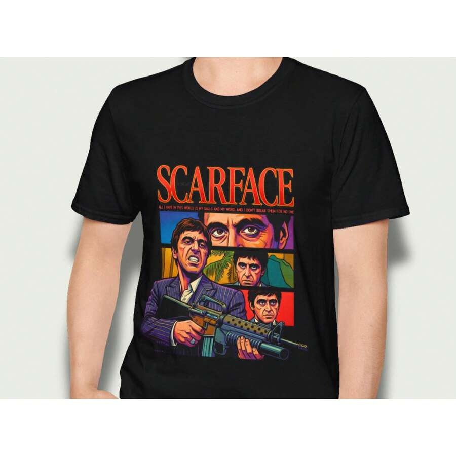 Men T-Shirts - Hitam - View 1