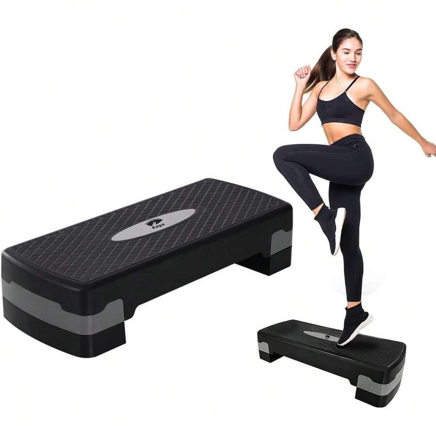 Strength Training Adjustable Weight Bench - Black - View 1