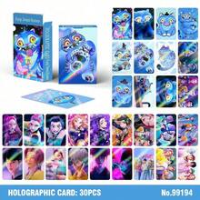 asmodee 30pcs K-Pop Style Holographic Photo Cards, Anime Boy Group Collectible Lomo Card Box Set, Idol Trading Cards For Album Binder, Fan Collection And Gift - 1 YEAR - View 11