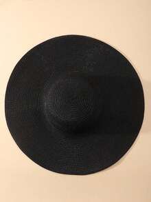 Sombrero bohemio de unicolor para mujer, adecuado para uso diario - Multicolor - Ver 3