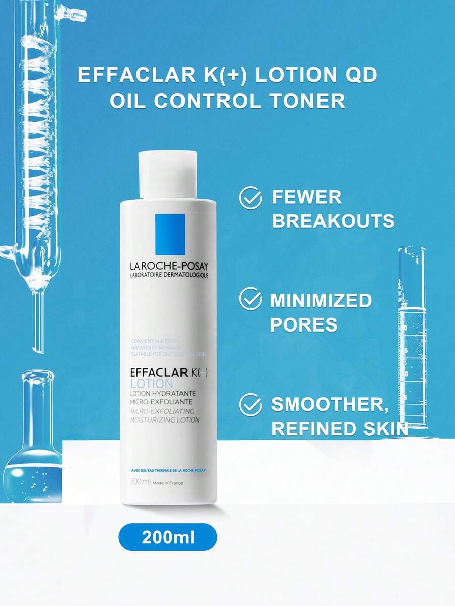 La Roche-Posay EFFACLAR K(+) Oil-Controlling Toner, 200ml/6.76fl.Oz - K (+) 200ml - View 1