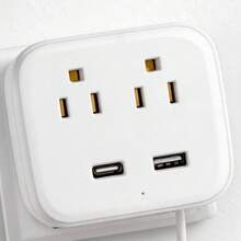 Minimalist Universal Power Adapter And Multi-Outlet For Home And Office - US A Type Plug(110-127V) - View 4