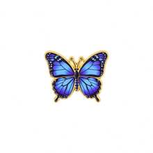Colorful Monarch Butterfly Lapel Enamel Pins And Brooches Badge Pins For Backpacks Bags Backpack Cool Decoration Friend For Gifts - Multicolor - View 14