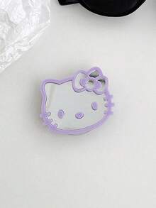 Sanrio Hello Kitty Cartoon Cat Phone Stand Mirror Sticker Adhesive Mirror Bow Tie Cat INS Style Retractable Phone Holder - Multicolor - View 21