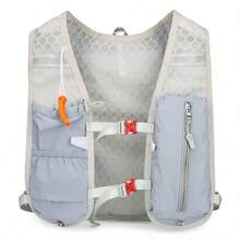 Picnic Backpack,Running Backpack,Lightweight Hydration Bag For Outdoor Hiking Cross Country Marathon Cycling Competition Mountaineering Water Bag Backpack For Men - Grey - View 7