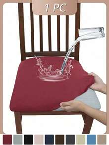 Waterproof Stretch Printed Dining Chair Slipcover, Machine Washable Removable Elastic Cover With Drawstring, Universal Milk Fiber Furniture Protector, Stain Resistant Anti-Scratch For Kitchen, Office & Pet Friendly Homes - Multicolor - View 20