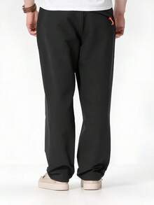 Timberland New Outdoor Hiking & Climbing Sports Pants Loose Straight Leg Soft Shell Men's Long Pants - Black - View 4