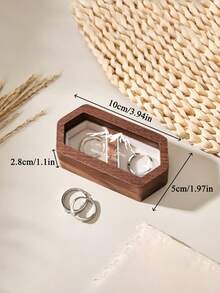 Kotak Cincin Pernikahan Kayu Kustom, Tempat Cincin Dua Slot yang Dipersonalisasi, Kotak Cincin Pertunangan dan Upacara, Hadiah Sempurna untuk Pacar, Baik untuk Ulang Tahun, Pertunangan, atau Pernikahan. - MultiWarna - View 9