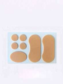 10/70pcs Invisible Waterproof Suede Insole Set, Designed For High Heels And Loafers, Offering Anti-Slip And Wear-Resistant Features To Protect Heels And Toes, Heel Protectors For High Heels And Loafers - B - View 10