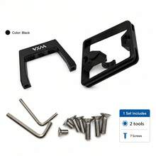 Giá đỡ mũi lợn gấp gọn VXM cho xe đạp, hợp kim nhôm 3 lỗ, giá trước, phụ kiện chuyển đổi lắp túi trước và yên xe - Nhiều màu - Xem 13