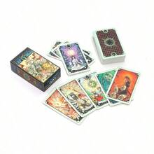 1pc Mysterious Tarot Cards Fortune Telling Game Cards Party Gathering Game Tapo - Multicolor - View 5