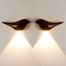 Dimmable Magnetic LED Night Light, Wireless Sensor Night Light, Cute Gold-Plated Bird-Shaped LED Light, 3 Color Temperatures, 1200mAh Rechargeable Smart Night Light, Suitable For Bedroom, Hallway, Home, Corridor, Kitchen, Cabinet Decoration - Multicolor - View 17