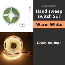 1-5M 手勢感應 USB LED 燈條,櫥櫃下 LED 照明,廚房、櫥櫃、層架、檯面、臥室 LED 燈條,感應式衣櫥燈,居家便捷使用 LED 燈條 - 彩色 - 查看 20