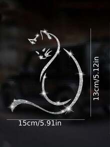 亮面汽車貼紙，趣味卡通動物乙烯基貼紙，防水自黏貼紙，適用於汽車、筆記本電腦、摩托車、居家裝飾 - A - 查看 3