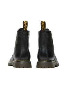 CAMEL CROWN Men's Water-Resistant High-Top Lace-Up Boots – Stylish, Non-Slip, Thick-Soled Work-Style Outdoor Boots - Black - View 4
