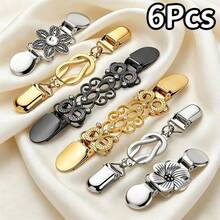 1Pc/2/3/4Pcs Waist Tightening Sweater Clips, With Buckle, Women's Multi-Purpose Shawl And Cardigan Clips - Multicolor - View 21