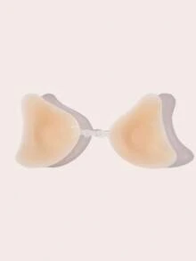 Lignisse Women Invisible Sticky Bra Silicone Nipple Covers Reusable Adhesive Breast Pads Push Up Bra Seamless Strapless Backless Bra For Dress Party Wedding - Multicolor - View 7