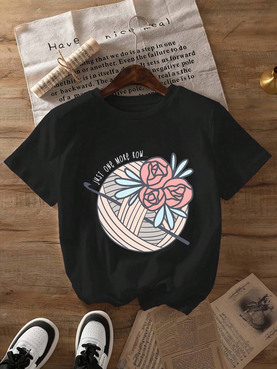 Women T-Shirts - 黑色 - 查看 1