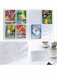 Game Card Album Card Storage Photo Album, Card Collection Book Pocket Monster Pet, 120 Card Slots Maximum Capacity 240 Cards (Cards Not Included) - Multi-color - View 5