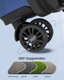 Suitcases - Blue-black - View 6
