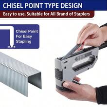 20 Guage 304 Stainless Steel 50 4 Sizes Assorted Size Project Pack Staple Gun Or 50 Stapler (5/16"+3/8"+1/2"+9/16"-2688 Pcs) - A - View 5