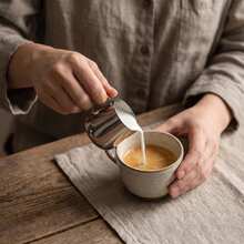 2/3pcs Stainless Steel Latte Art Pitcher, Suitable For Milk Frothing And Coffee Decoration, For Home Or Coffee Shop Use - Silver - View 4