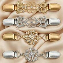 1Pc/2/3/4Pcs Waist Tightening Sweater Clips, With Buckle, Women's Multi-Purpose Shawl And Cardigan Clips - Multicolor - View 12