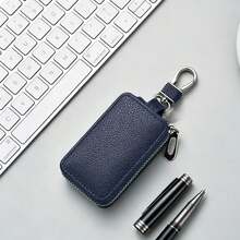 Custom Text Logo Car Key Pouch Unisex Car Key Storage Bag Creative Fashion Minimalist Waist Hanging Keychain - Multicolor 2 - View 9