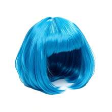 1Pc Forever & Moment Multi-Color Optional Short Bangs Bobo Wig Versatile Hair Wig Daily Party Hairpiece For 80s Party Music Festival Cosplay Halloween - Multicolor - View 29