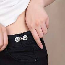 1Pair/2/3Pairs No-Sew Waist Buckle, Adjustable Detachable Button For Jeans, Pants, Skirts, Waist Size Reducer, No-Drill Waist Adjustment Tool - Multicolor - View 7