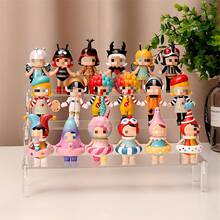 Transparent Acrylic Tiered Display Stand, Blind Box Figure Storage Rack, Desktop Organizer Multi-Layer Cosmetic Shelf - Multicolor - View 9