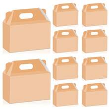18pcs Gift Boxes, Paper Gift Packaging Boxes, DIY Packaging Boxes, Gift Boxes With Handles, Suitable For Halloween, Christmas, Back To School, Birthday Party Favors - View 9