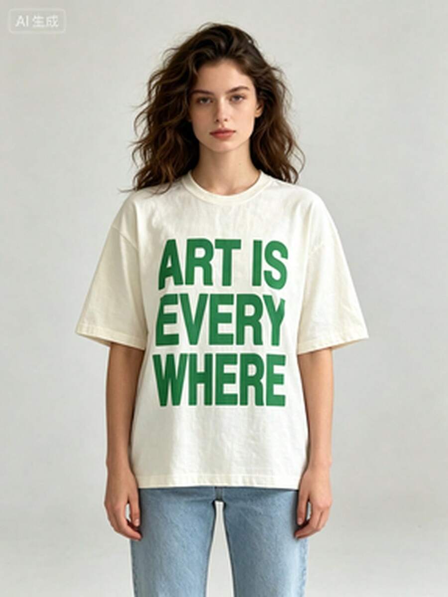 Women T-Shirts - 白色4 - 查看 1