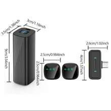 Mikrofon Jepit Magnetik Nirkabel - Dilengkapi dengan Pengurangan Kebisingan AI, Pengaturan Plug-And-Play yang Praktis, Fungsi Mute Instan, Dilengkapi dengan Klip Magnetik, Penutup Bulu Tahan Angin, Fungsi Reverb Terintegrasi, dan Desain Elegan yang Ringkas. Cocok untuk Perekaman Video, Pembuatan Vlog, Live Streaming, Pembuatan Film Platform, dan Skenario Lainnya (Kompatibel dengan Ponsel Antarmuka Type-C). - Tipe-c - View 2
