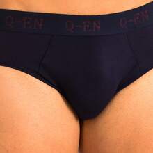 Q-EN Men Briefs - Navy Blue - View 2