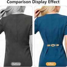 1Pc/2/3/4Pcs Waist Tightening Sweater Clips, With Buckle, Women's Multi-Purpose Shawl And Cardigan Clips - Multicolor - View 7