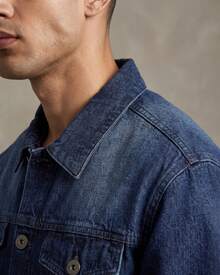 Men's Denim Classic Jean Suit Outfit - Blue - View 5