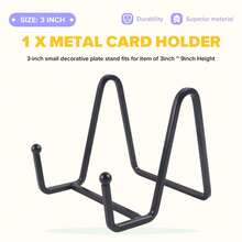 3 Inch Plate Stands For Display Metal Frame Holder Stand Picture, Decorative Plate, Book, Photo Easel - View 4