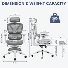 Kselythan Home Office Chairs - Grey - View 5