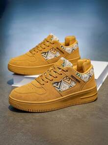 Sepatu Lari Wanita, Ringan & Nyaman, Desain Bertali, Cocok Untuk Gym, Lari & Jalan Kaki - Khaki - View 14