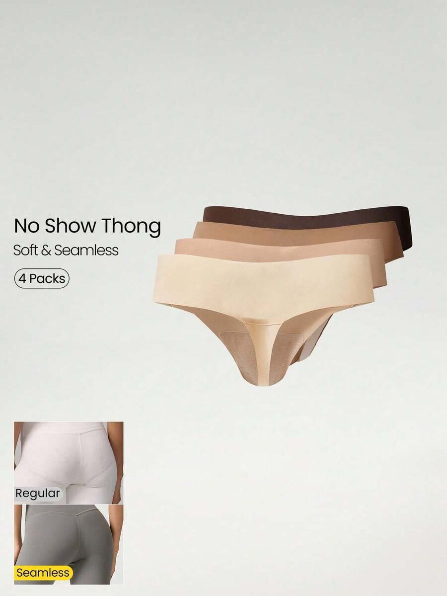 Women Plus Size Sports Panty - Multicolor - View 1