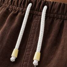 Set Of 3 Premium Linen Shorts For Men - Luxury Beachwear - Silver - View 4