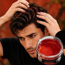 YUITIKUE Pomada de Cabelo Retrô Masculina, Pasta de Modelagem de Cabelo com Fixação Forte e Alto Brilho, Cera de Penteado Resistente ao Vento de Longa Duração, Creme de Modelagem de Cabelo Não Oleoso para Homens, 120g, Ideal para Criação de Penteados Retrô Diários - 120g - Visão 10