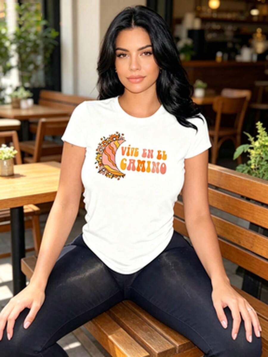 Women T-Shirts - 白色 - 查看 1