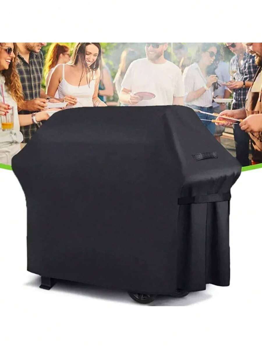 Funda impermeable para parrilla de barbacoa exterior, funda de protección solar, funda a prueba de polvo, funda a prueba de lluvia para estante de parrilla exterior - Multicolor - Ver 1
