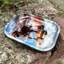 Cabin puff 1件漢堡狗圖案捲盤,優質捲製工具,理想的節日禮物 - 均碼 - 查看 7